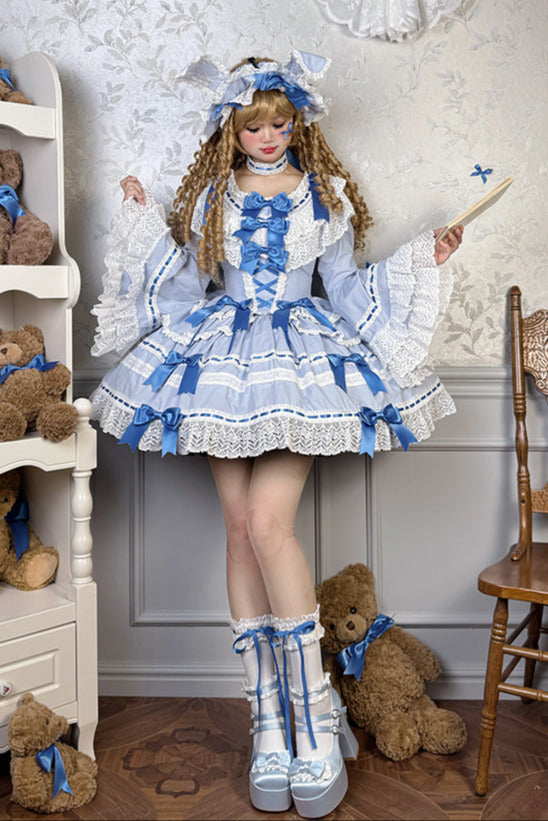 [Deadline for reservation: February 26th] Romantic Lace Doll Ribbon Dress