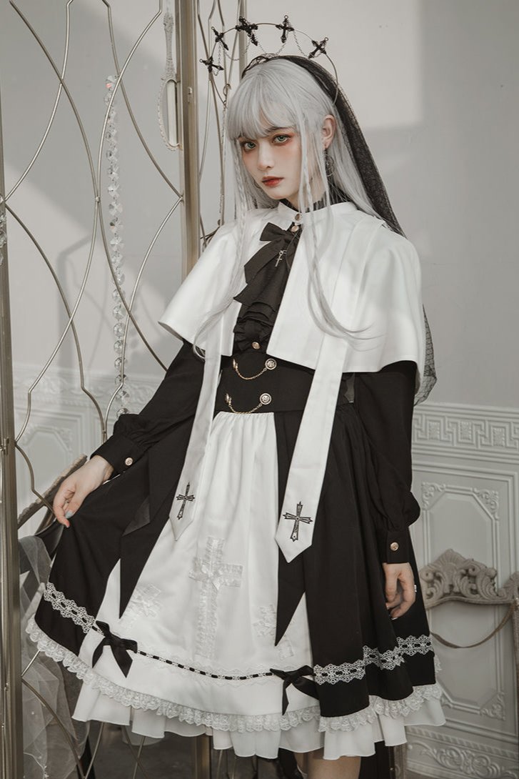 [Reservation product] Prince And Sister Dark Gothic Cloak Suit