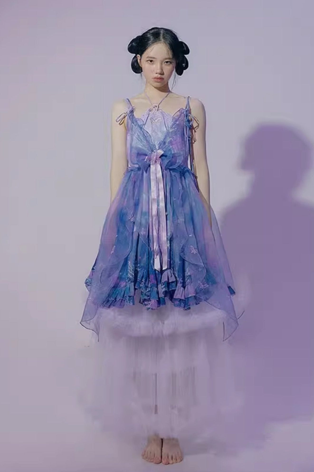 Illusion Butterfly Sea Cheong Dress