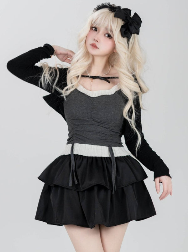 Cute Cake Puff Ballet Skirt