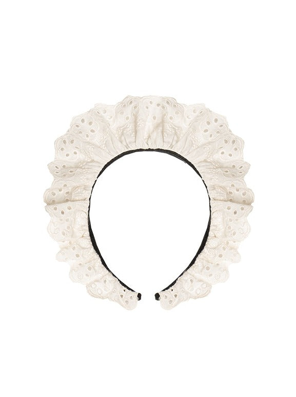 Pleated Lace Maid Dress