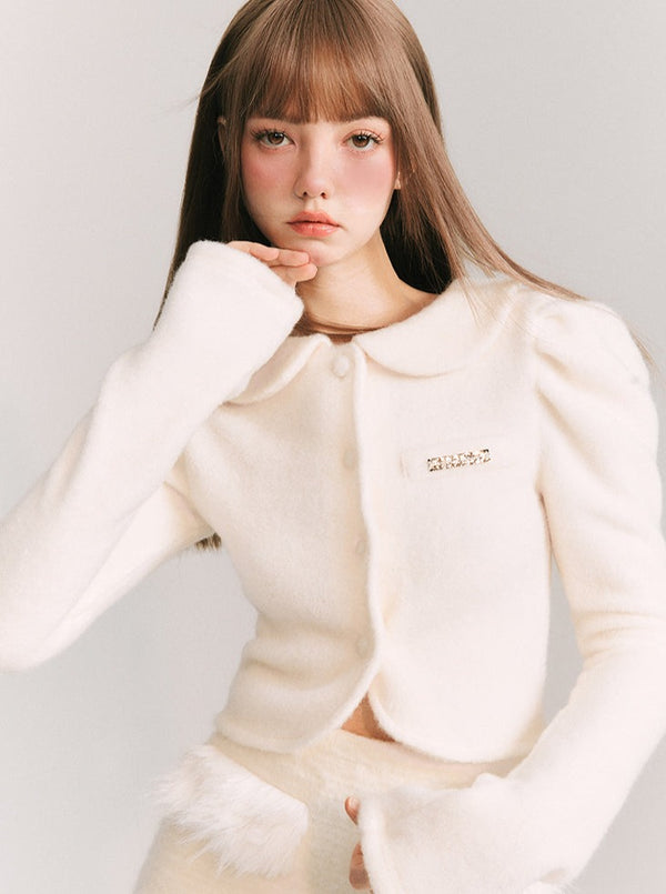 ドールカラーモダンショートカーディガン