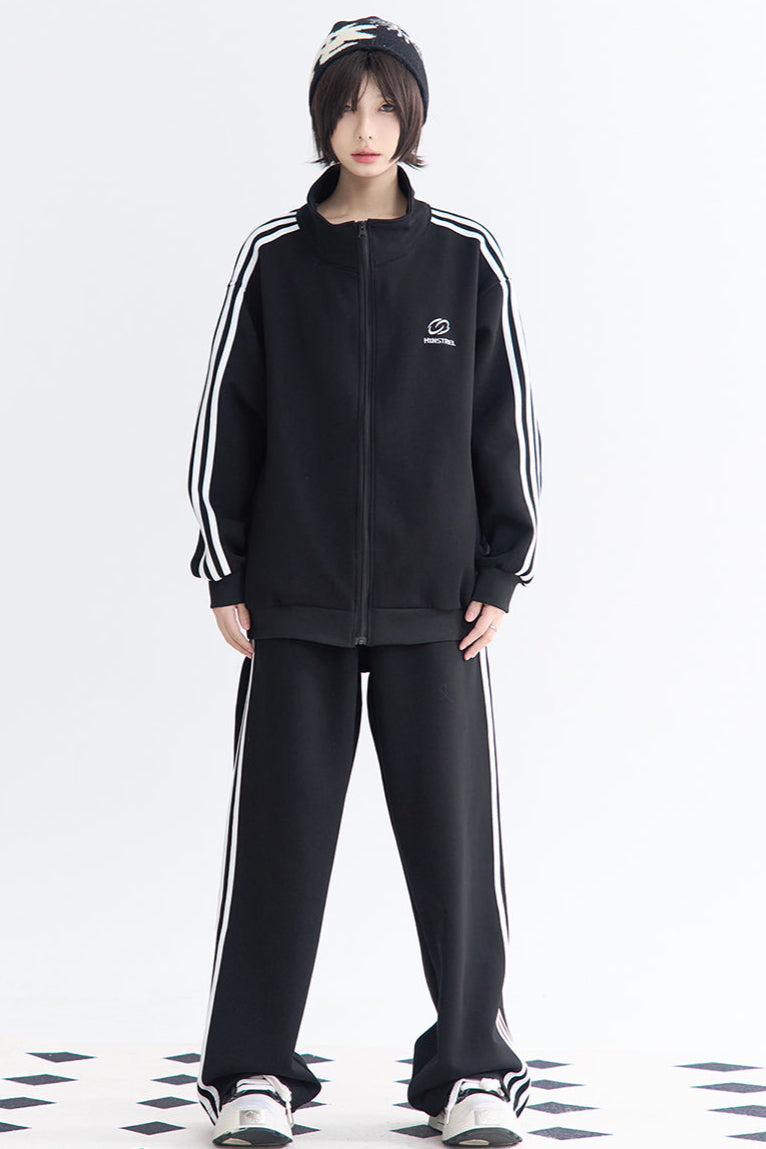 ミュージアムスタイルジップジャケット＋パンツ