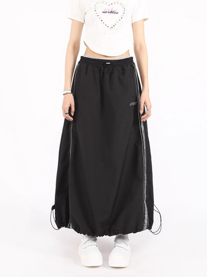 American Retro Droosting Casual Sports Skirt