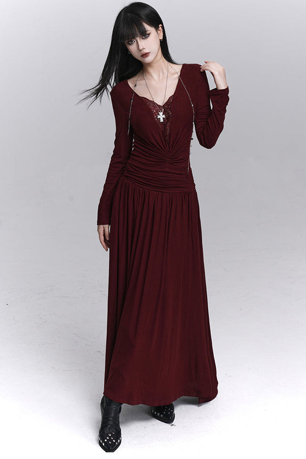 Mode Dark Long Dress
