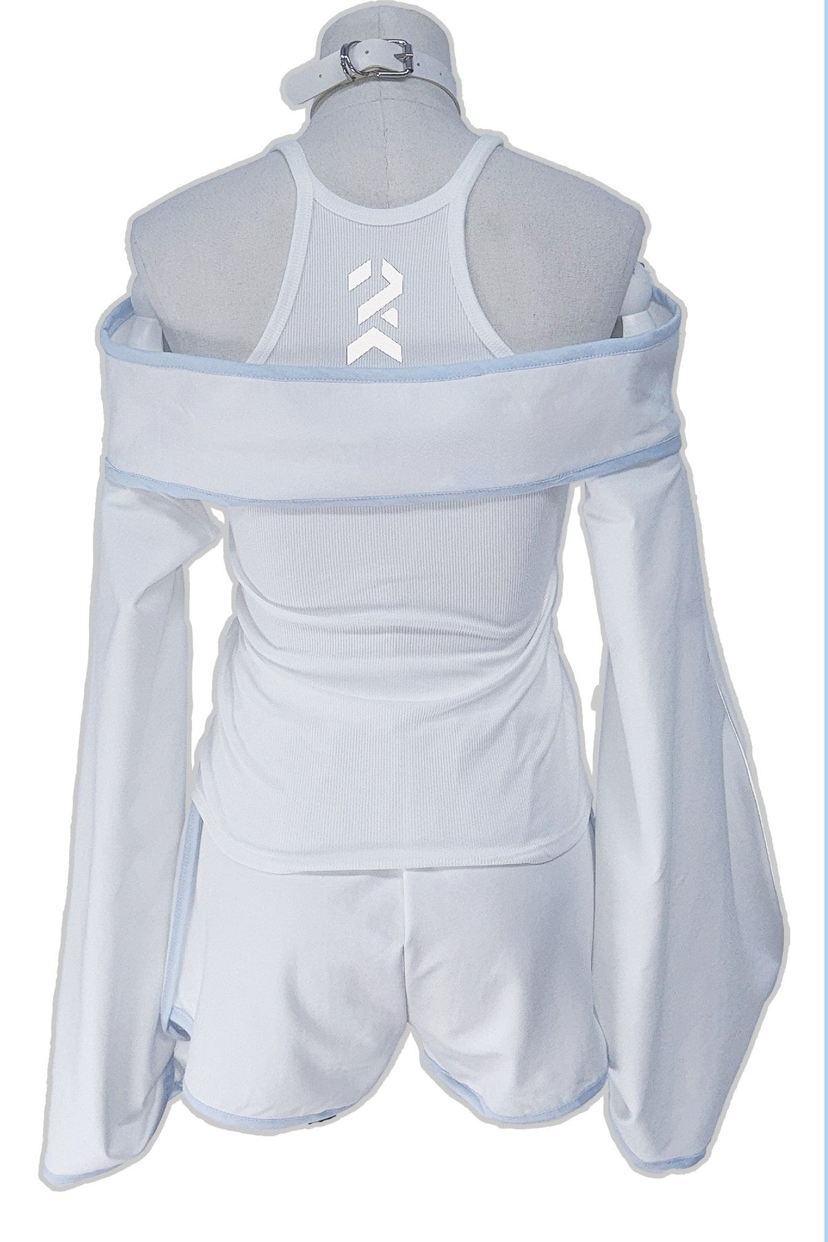 Reflective Mechanical Cami & Blouse Set