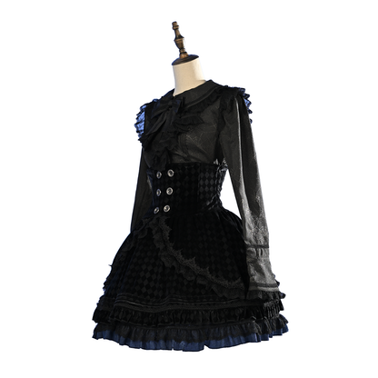 Deposit Will Never Be Again Original Design Gothic Twin Set Lolita Prince Line
