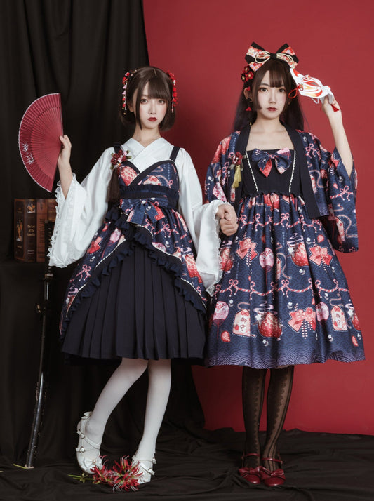 日本洛丽塔草莓风情连衣裙