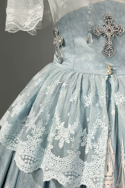 Elegant Princess Cape + Camisole + Skirt