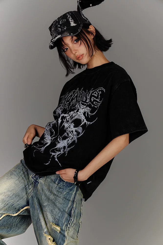 ヴィンテージウォッシュダークデザイアトップス