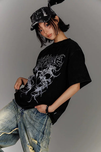 ヴィンテージウォッシュダークデザイアトップス