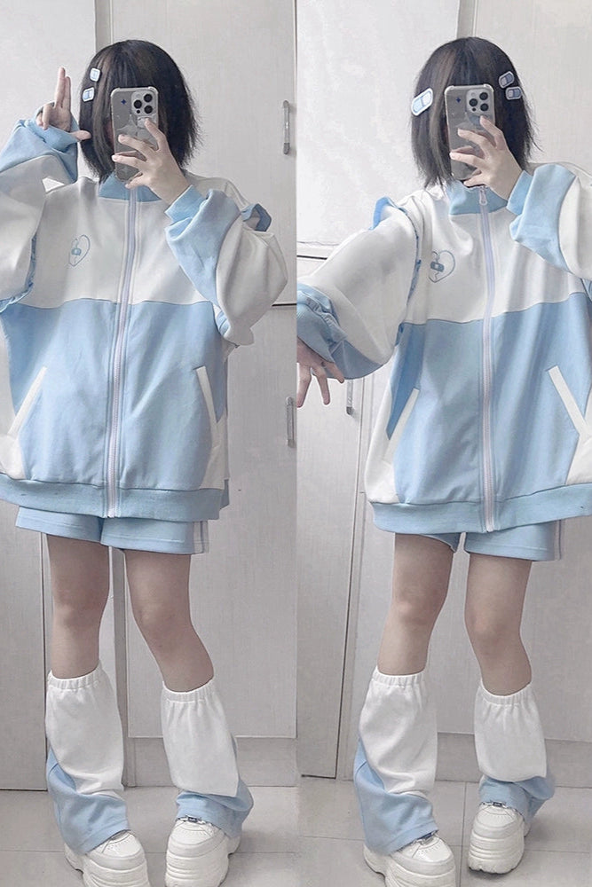 [Second sale spot] Angel OK Bandage|Restless Island original aqua subculture mine loose sportswear