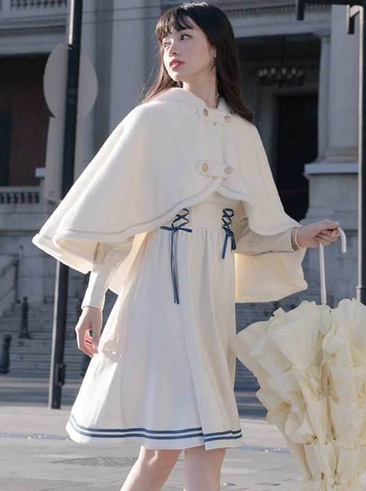 ファーミルクワンピース＋ケープ