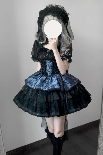 Vestido Lolita con Peto de la Serie Oscura