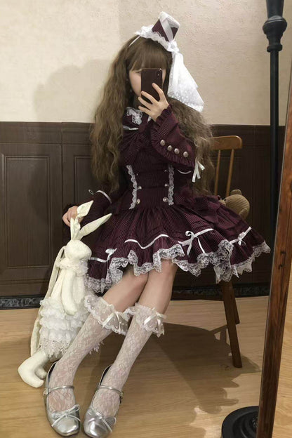 [Pre-order Deadline: April 25] Phantom Cat Series Cat Ear Hairband + Ribbon Veil Hat