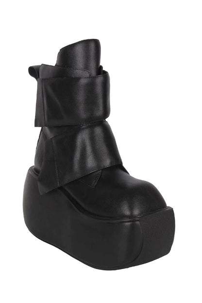 Dark Punk Mid-Calf Boots