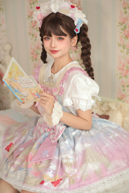 Flannel Milk Candy Strap Lolita Dress