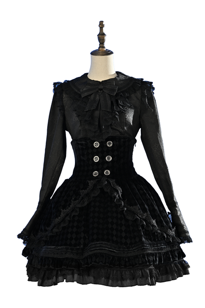 Deposit Will Never Be Again Original Design Gothic Twin Set Lolita Prince Line
