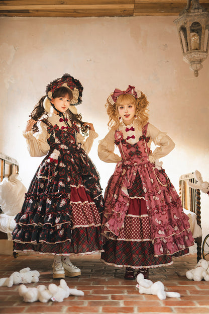 [Pre-order Deadline: January 31] Forest Berry Rabbit Multi-layer Tiered Skirt
