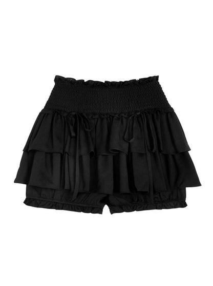 Dark Cool Tiered Skirt IN Pants