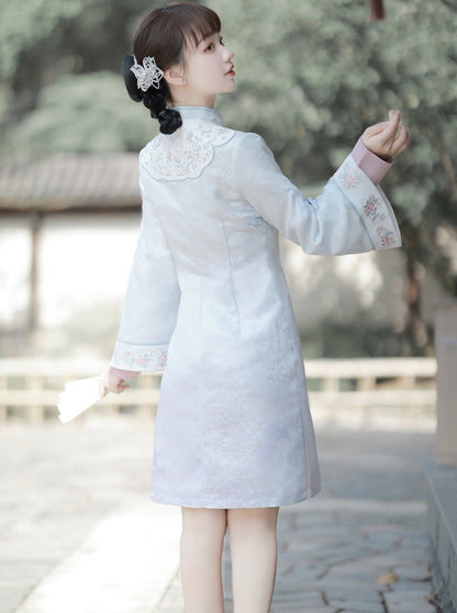 Pastel Chinese Dress + Chinese Vest