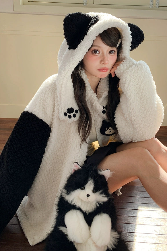 モノクロアニマルフードコート