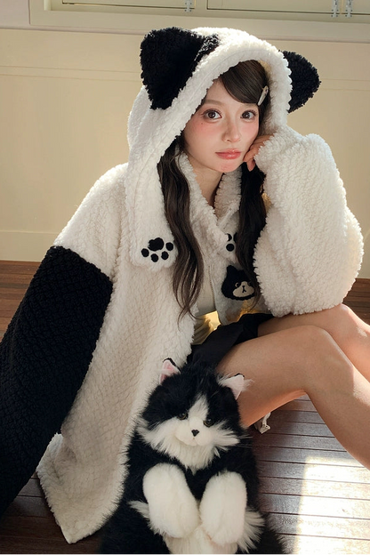 モノクロアニマルフードコート