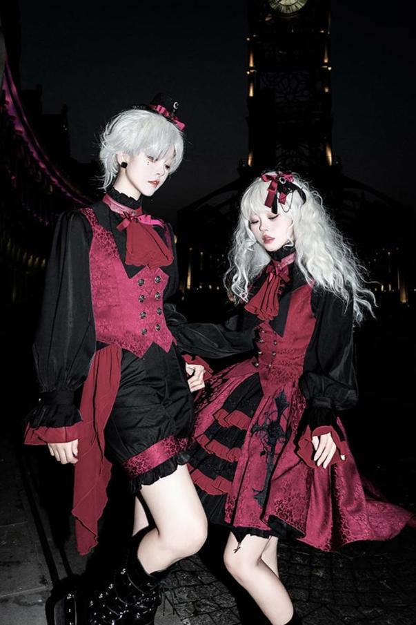 [September 15 Reservation Deadline] Nightmare Black Red Gothic Tsu Ins Prince Suit