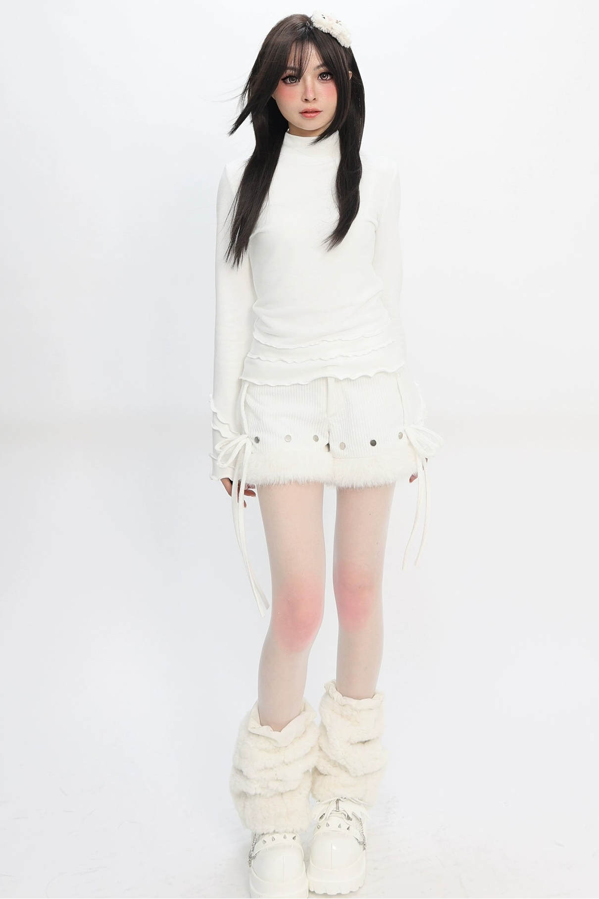 クラウドマーメイドベルベットトップス