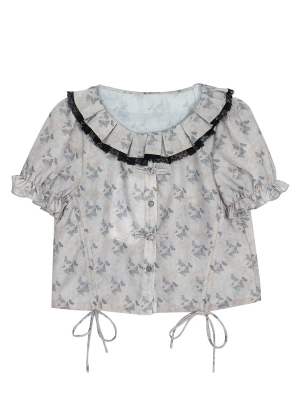 Chinader Kubata Fried Fly Title Colard Rost Top & Skirt Setup