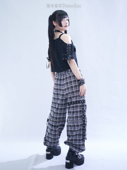 Spider Web Double Strap Top