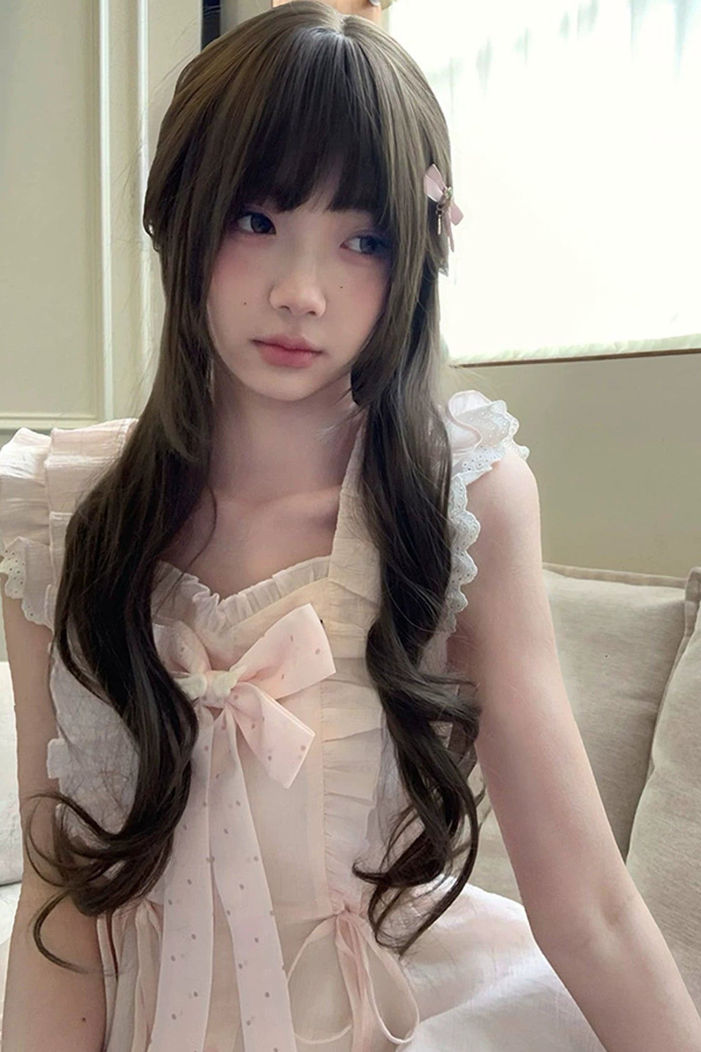 Cherry Blossom Ruffle Dress