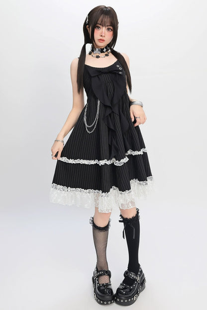 地雷レースキャミソールワンピース