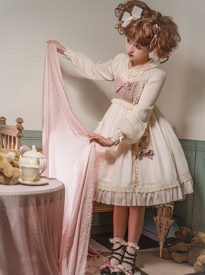 Sweet Bear Ribbon Sass Skirt