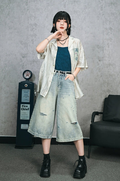 Mode Design Textured Sleeveless Top