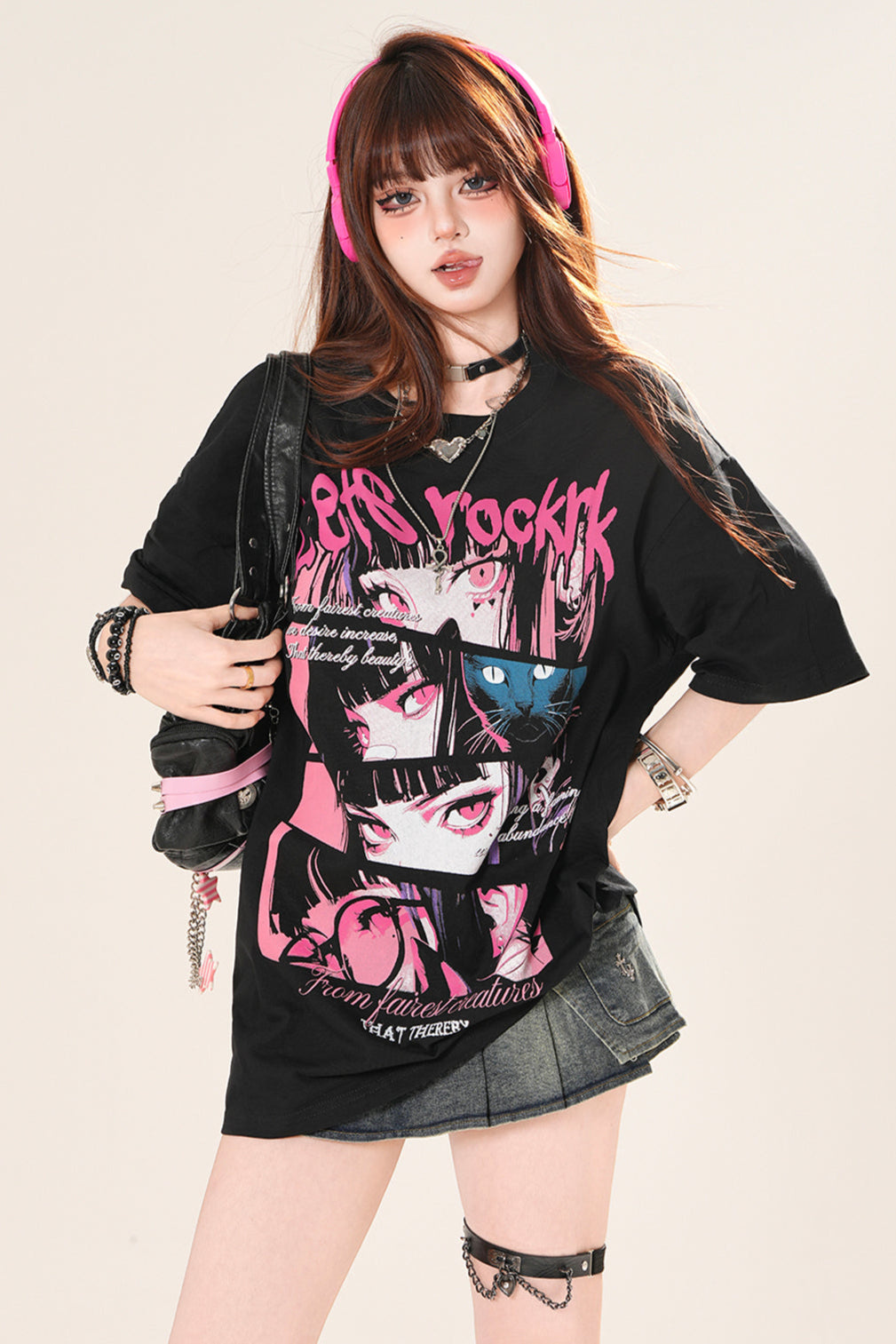 ポップロックアートルーズTシャツ