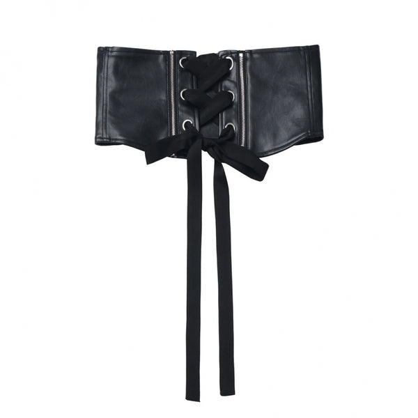 China Top + Chiffon Pants + Corset