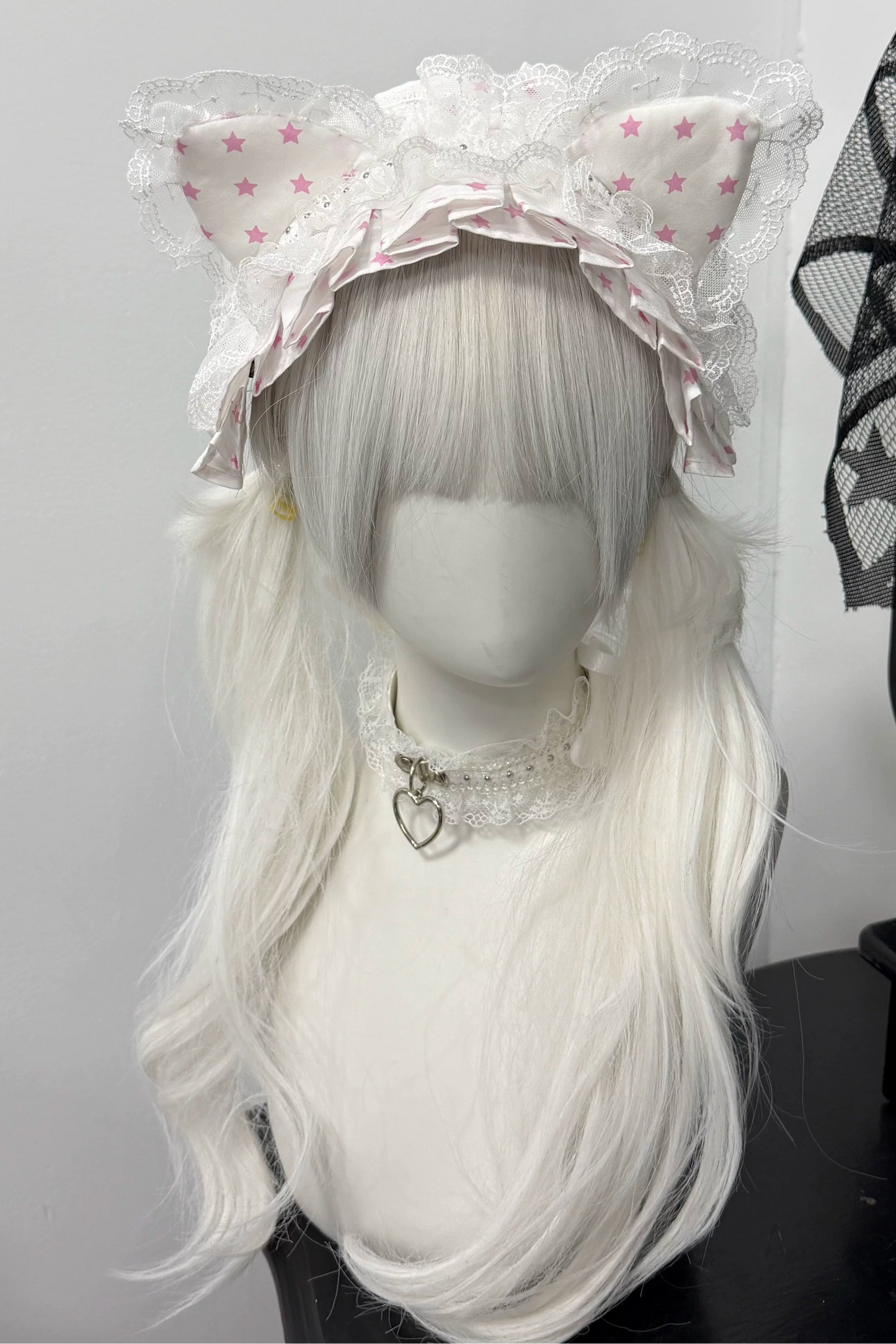 Cat Dot Lace Headband