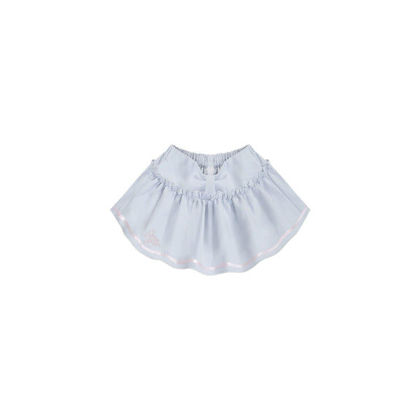 Sea Salt Sweetheart Sailor Collar T-Shirt + Blue Short Skirt