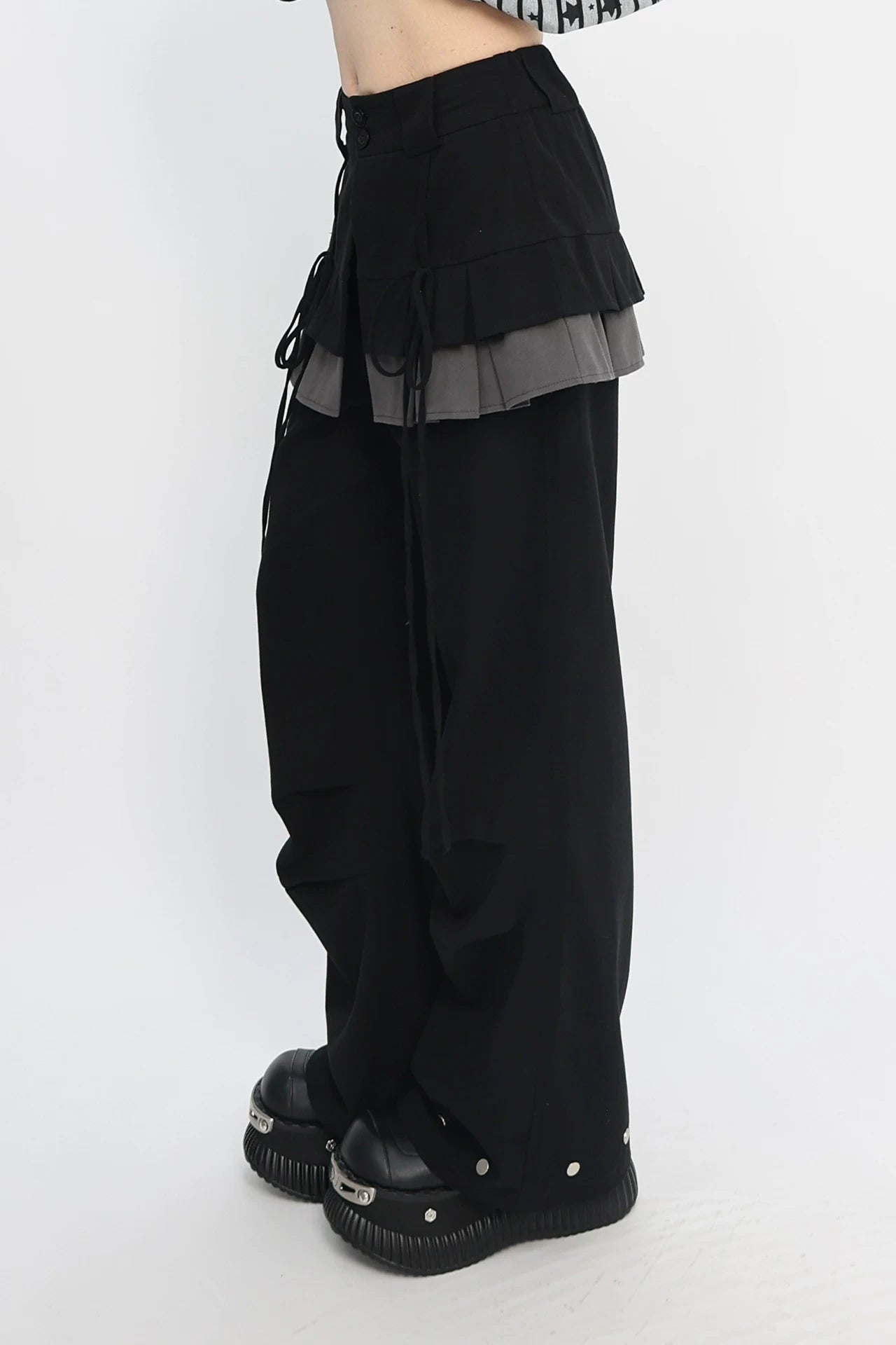 Y2K Black Sugar Cargo Pants