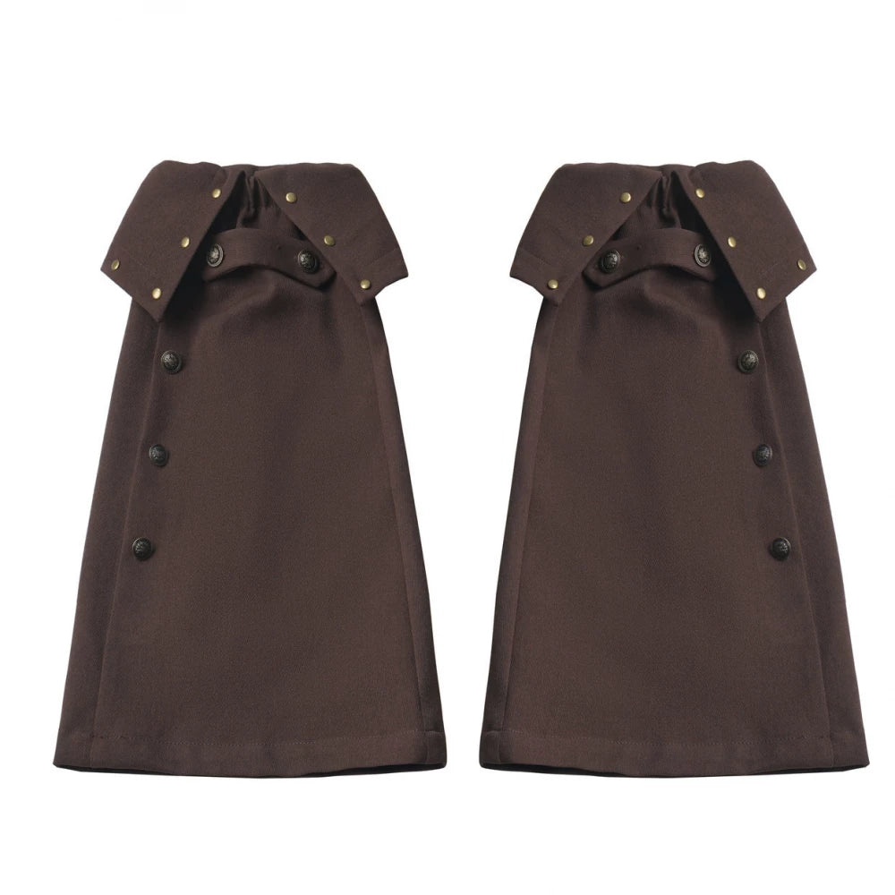 フードトップス+シャツ+スカート+レッグウォーマー+ベスト