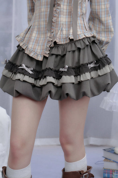 スイートクールリボンバルーンスカート(インナーパンツ付き)