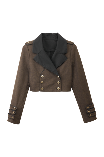 ロシアンレトロカレッジジャケット＋シャツ＋ガードル＋リボン＋スカート