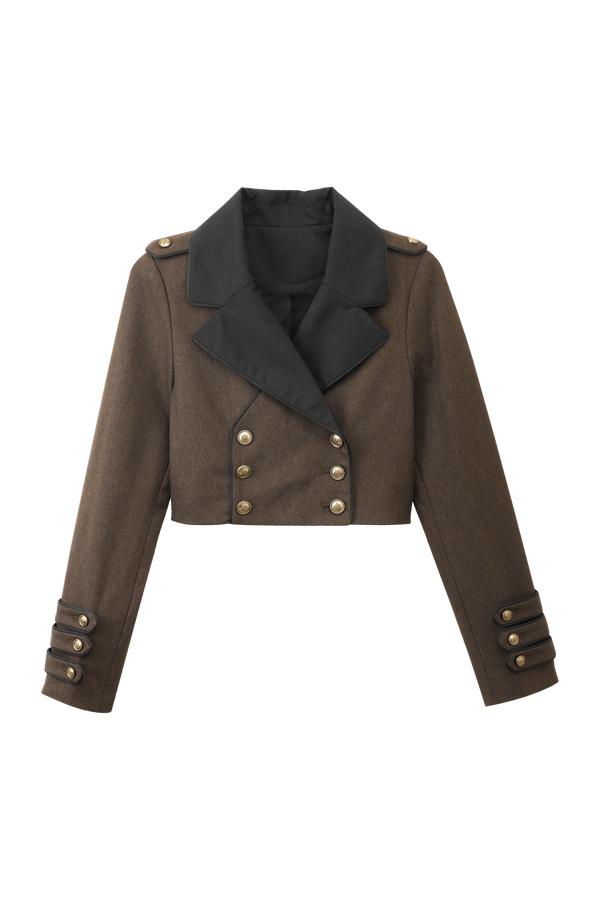 ロシアンレトロカレッジジャケット＋シャツ＋ガードル＋リボン＋スカート