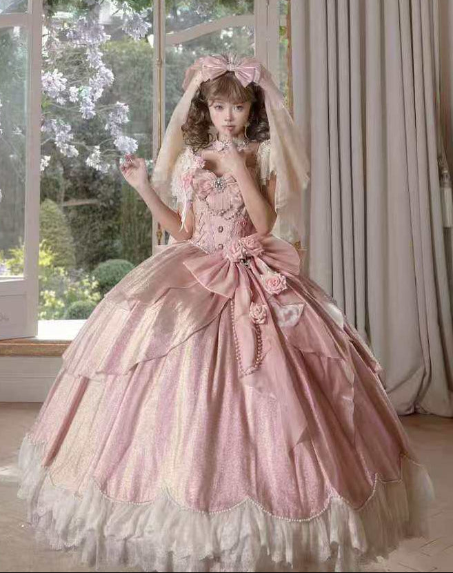 【2月5日予約締切】ロマンティックローズエレガントプリンセスドレスコンプリートセット