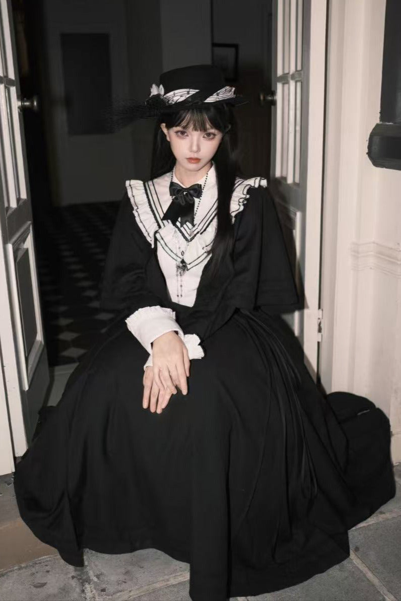 Pianist Classical Series Elegant Cape Dress Setup