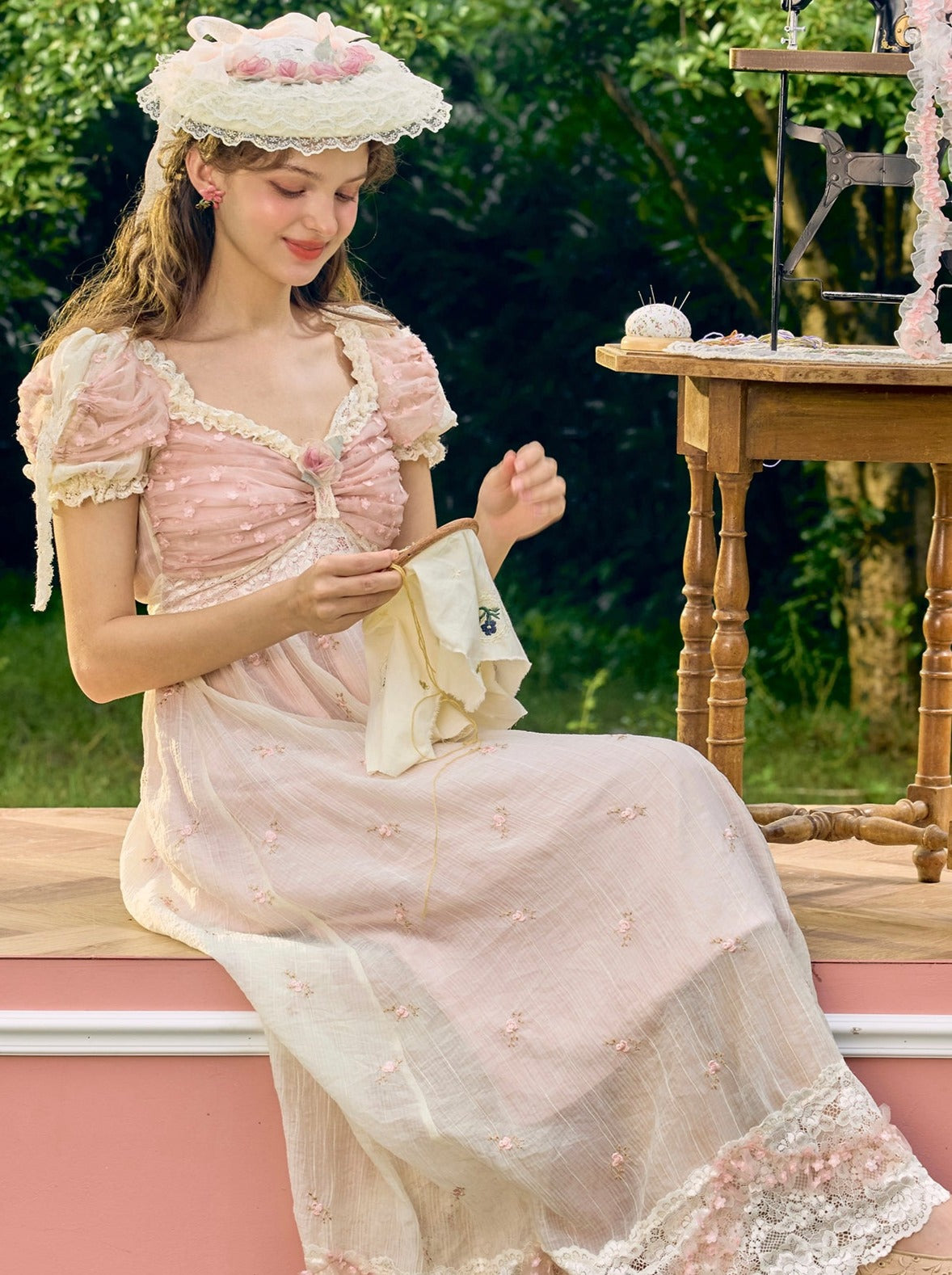 Princess Flower Long Dress