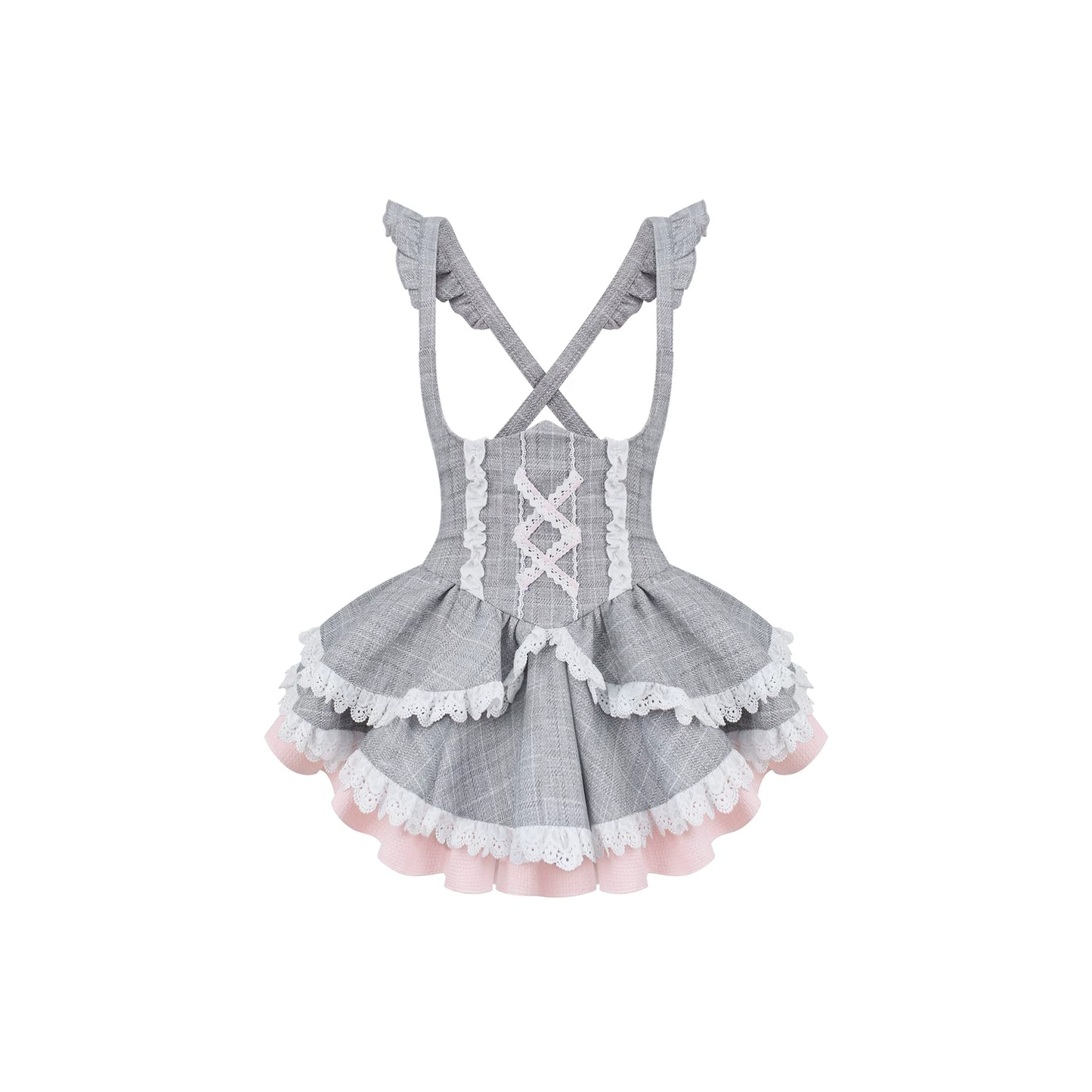 Weiße Bluse mit Schleife + Prinzessinnen-Korsettrock