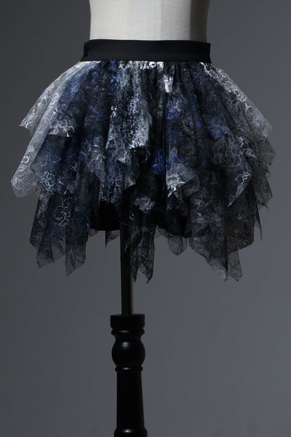 [Deadline for reservations: December 10] Bloodstained Asymmetrical Tulle Skirt Pants + Leg Rings