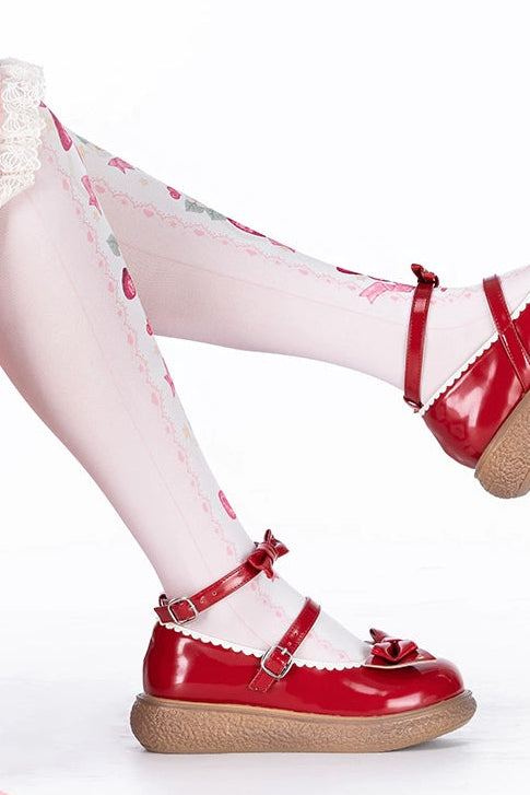 ストロベリーロリータタイツ